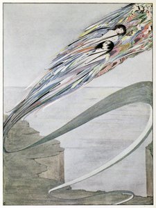 Ik ben geboren uit duizend stormen, en grijs van de stromende regen, uit The Years at The Spring, uitgegeven 1920 door Harry Clarke